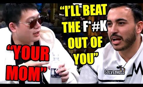 SHOCKING FIGHT At $1,000,000 Poker Game