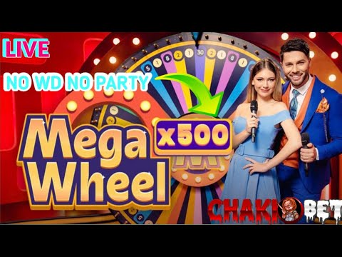 LIVE CASINO MEGA WHEEL X500 VS SWEET BONANZA CANDYLAND