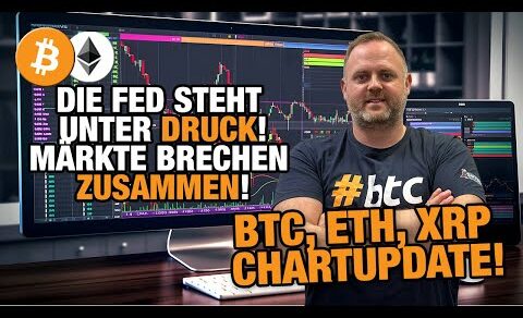 Crypto News durch FED Zinsentscheid! Bitcoin unter Druck!