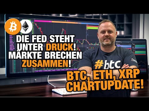 Crypto News durch FED Zinsentscheid! Bitcoin unter Druck!