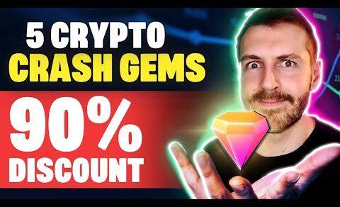 5 Crypto Market CRASH GEMS | 90% Discount Altcoins