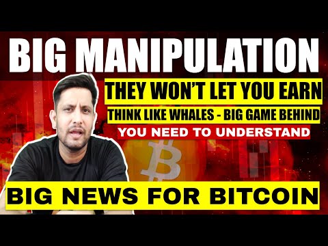 BIG NEWS FOR BITCOIN & CRYPTO | BIG MANIPULATION | BIG GAME BEHIND THE BACK | PLEASE UNDERSTAND