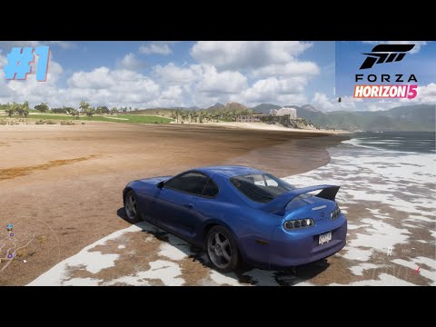 can i get the supra || how i am so pro || First time playing forza horizon 5 || #1