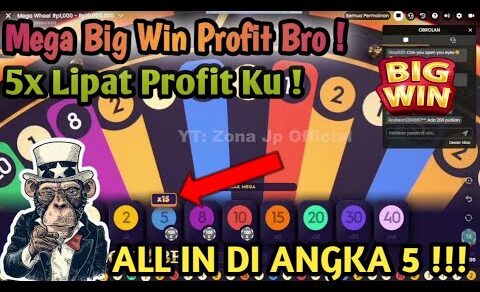 500K JADI 5X LIPAT DI MEGA WHEEL ! || LIVE CASINO PRAGMATIC PART212