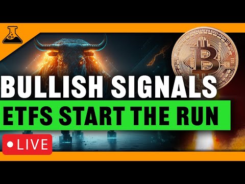 BITCOIN ETFS Liftoff! Bullish Signals Flashing Everywhere! Crypto News, TA, Charts & Signals