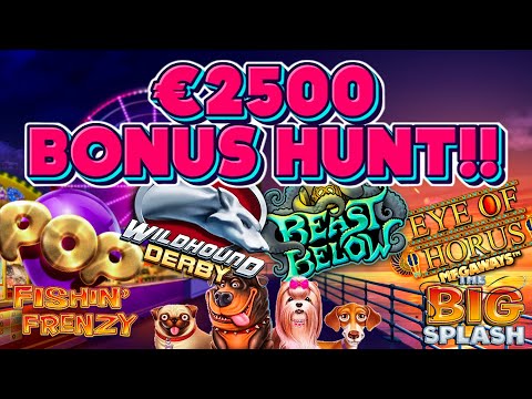 €2500 BONUS HUNT!!🕺🎰