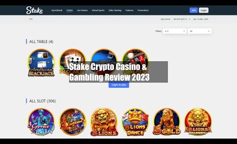 Stake Crypto Casino & Gambling Review 2023