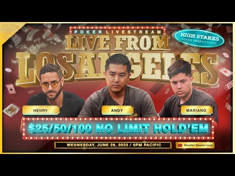 Andy, Mariano, Henry, Mikita Badziakouski, LSG Hank & Mars Play $50/100 – Commentary by DGAF