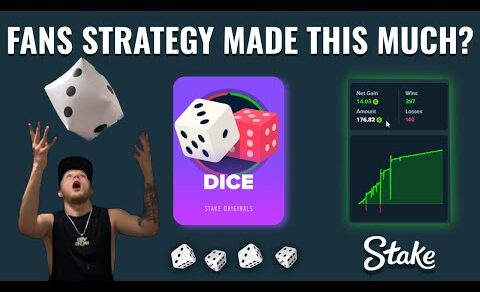 Fans Dice Strategy on STAKE actually WORKED!