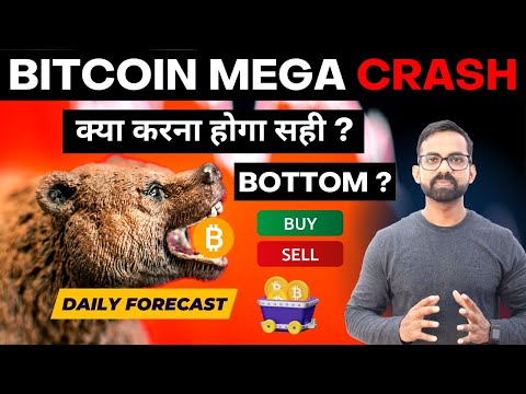 CRYPTO MARKET CRASH – Bitcoin BTC Price Prediction | Crypto News Hindi Today | FOMC update in hindi