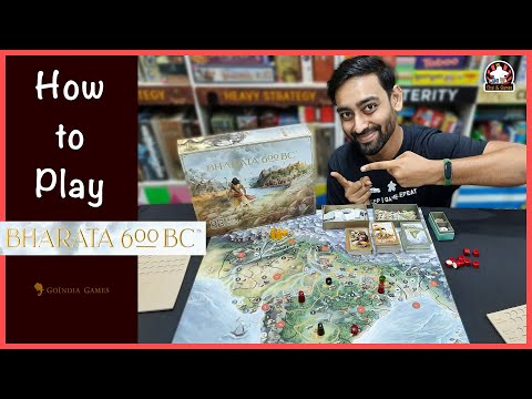 Bharata 600 BC – How to Play | Bharata 600 BC Indian Board Game // Chai & Games