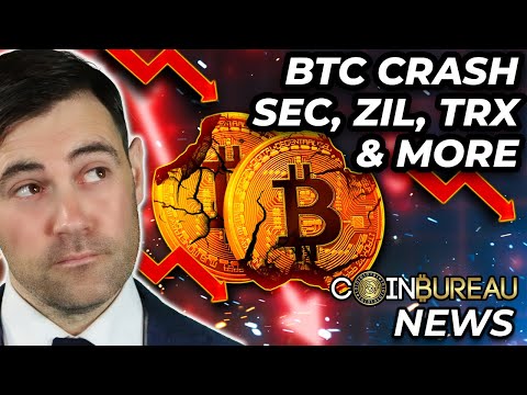 Crypto News: BTC Crash, TRX, ZIL, BTT, Gensler Hearing & MORE!