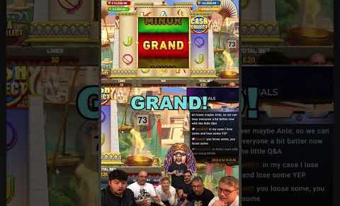 👸 Cleopatra Mega Cash 👸 GRAND slot WIN #shorts