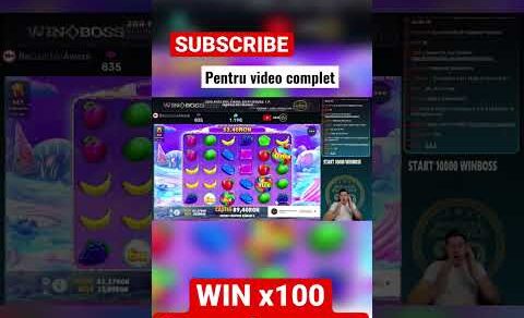 BIG WIN x100 SWEET BONANZA #aparate #pacanele #slots #casino #games