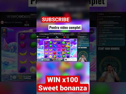 BIG WIN x100 SWEET BONANZA #aparate #pacanele #slots #casino #games