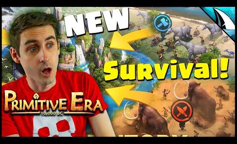 NEW Survival Game! How to Survive in Primitive Era 10,000 BC