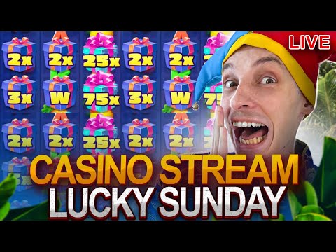 SLOTS LIVE 🔴 LUCKY SUNDAY BIG WINS Casino Stream with mrBigspin