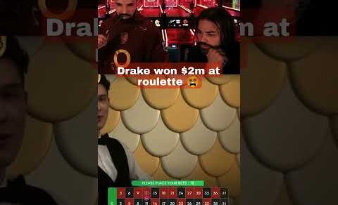 Drake won $2m at roulette #roulette #livecasino #livegames #drake #casino