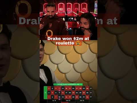 Drake won $2m at roulette #roulette #livecasino #livegames #drake #casino