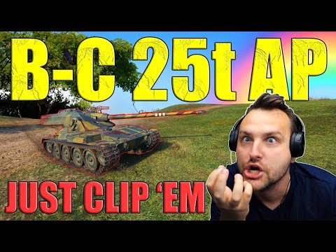 Just Clip Them: B-C 25t AP in Action! | World of Tanks