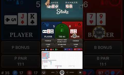 baccarat play. online casino.  stake