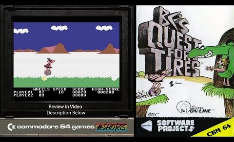 BC’S QUEST FOR TIRES (1983) Commodore 64 Game #Shorts​​ Game Review