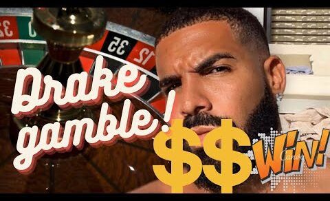 Drake gambling crazy hand on blackjack #casino