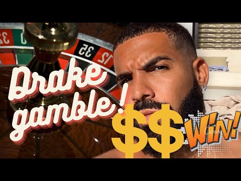 Drake gambling crazy hand on blackjack #casino