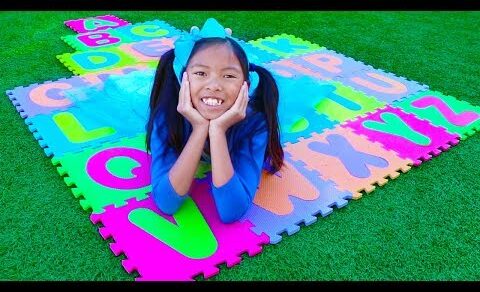 ABC Song | Wendy Pretend Play Learning Alphabet w/ Toys & Nursery Rhyme Songs