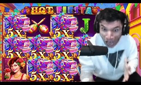 Our ALL-TIME favourite GAME😱| Hot Fiesta on 1400$ STAKE😍| Part2 |Trainwreckstv Gambling Highlights