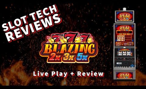 Blazing 777 2x3x5x Slot Machine 🎰 Full Review plus LIVE PLAY!