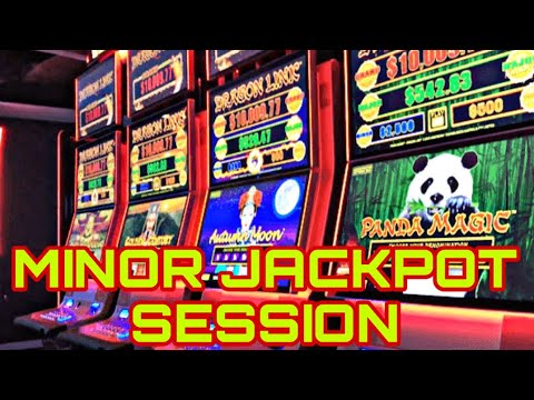 MINOR JACKPOTS DRAGON LINK | SLOT MACHINE BONUS WIN YOUTUBE