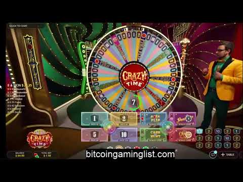 Playing Crazy Time From Evolution Gaming LIVE – Crypto Casino Games