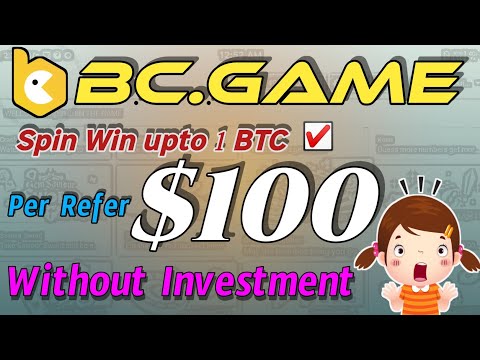 Bc.game $100 Free Crypto Earning site in Telugu | Unlimited Earning trick | Krishna Tech Guru |