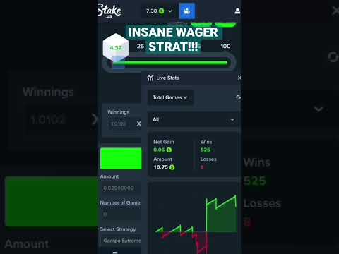 WAGER 10x WITH NO LOSS!!! #stake #wager #dice #win #gamble #gambling #money #casino #crypto