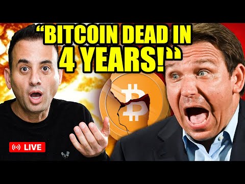 Ron DeSantis’ Terrifying Warning TO ALL BITCOIN HOLDERS!