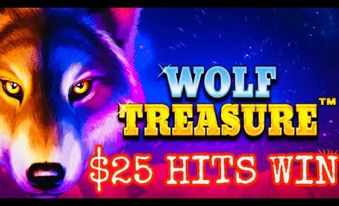 WOLF TREASURE EPIC WIN | SLOTS ONLINE | $25 HITS ONLINE SLOTS