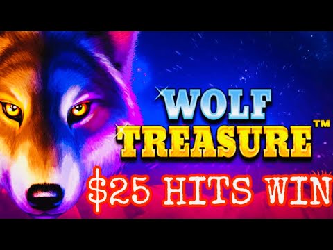 WOLF TREASURE EPIC WIN | SLOTS ONLINE | $25 HITS ONLINE SLOTS