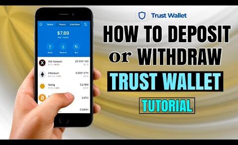 How to DEPOSIT or WITHDRAW on TRUST WALLET | Bitcoin App Tutorial