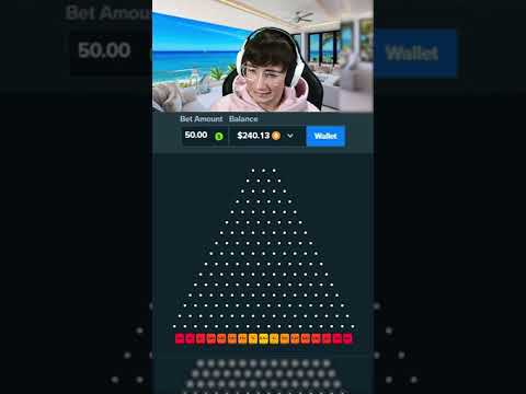 SENDING $50 RISKY BALLS ON PLINKO! (Stake Originals) #shorts #slots #casino #crashgame #keno