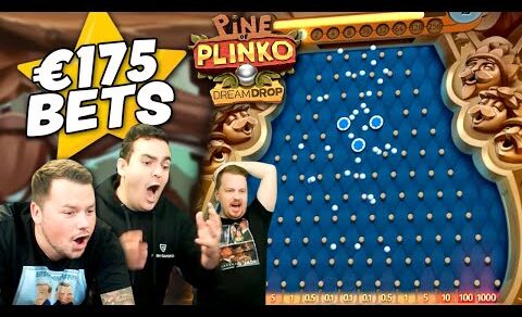 Our BIGGEST WIN ever on Plinko  😲€175 BET😲