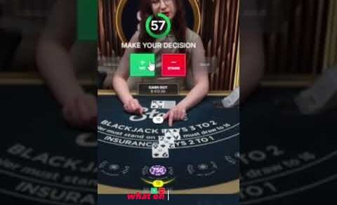 The Session With This Witch /unbelievable #blackjack #casino #poker #casinogame #stake gambler