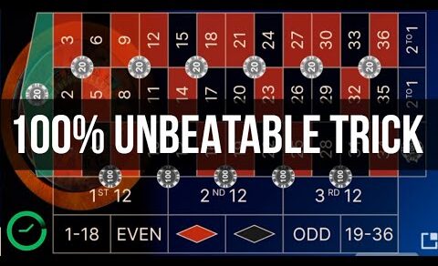 100% Unbeatable Roulette Secret Winning Strategy | #win #daily