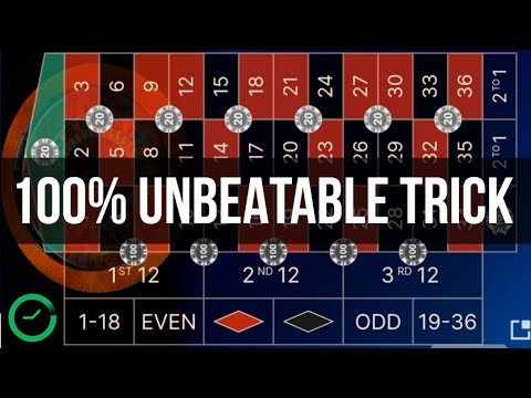 100% Unbeatable Roulette Secret Winning Strategy | #win #daily