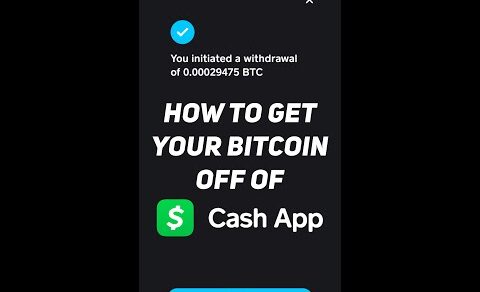 How to get your bitcoin off of Cash App #shorts