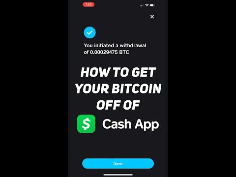 How to get your bitcoin off of Cash App #shorts