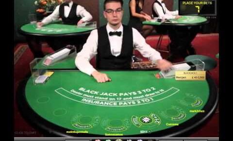 Evolution Gaming Live Blackjack Session Min £50 Bets