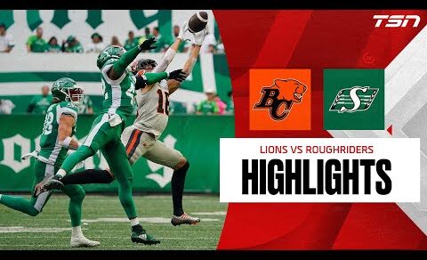 CFL Week Eleven: Saskatchewan Roughriders vs. BC Lions Full Highlights