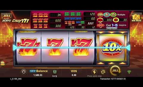 Jili Crazy 777 Slot Game Exciting 10x 777 Super Win