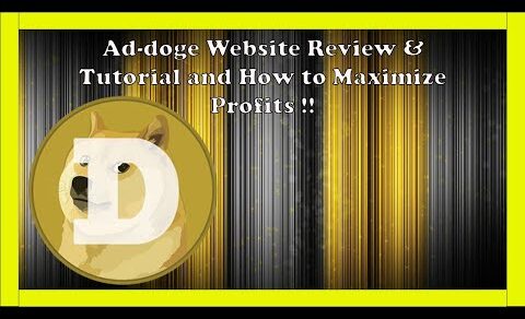 ad-doge.com Website Review & Tutorial !!